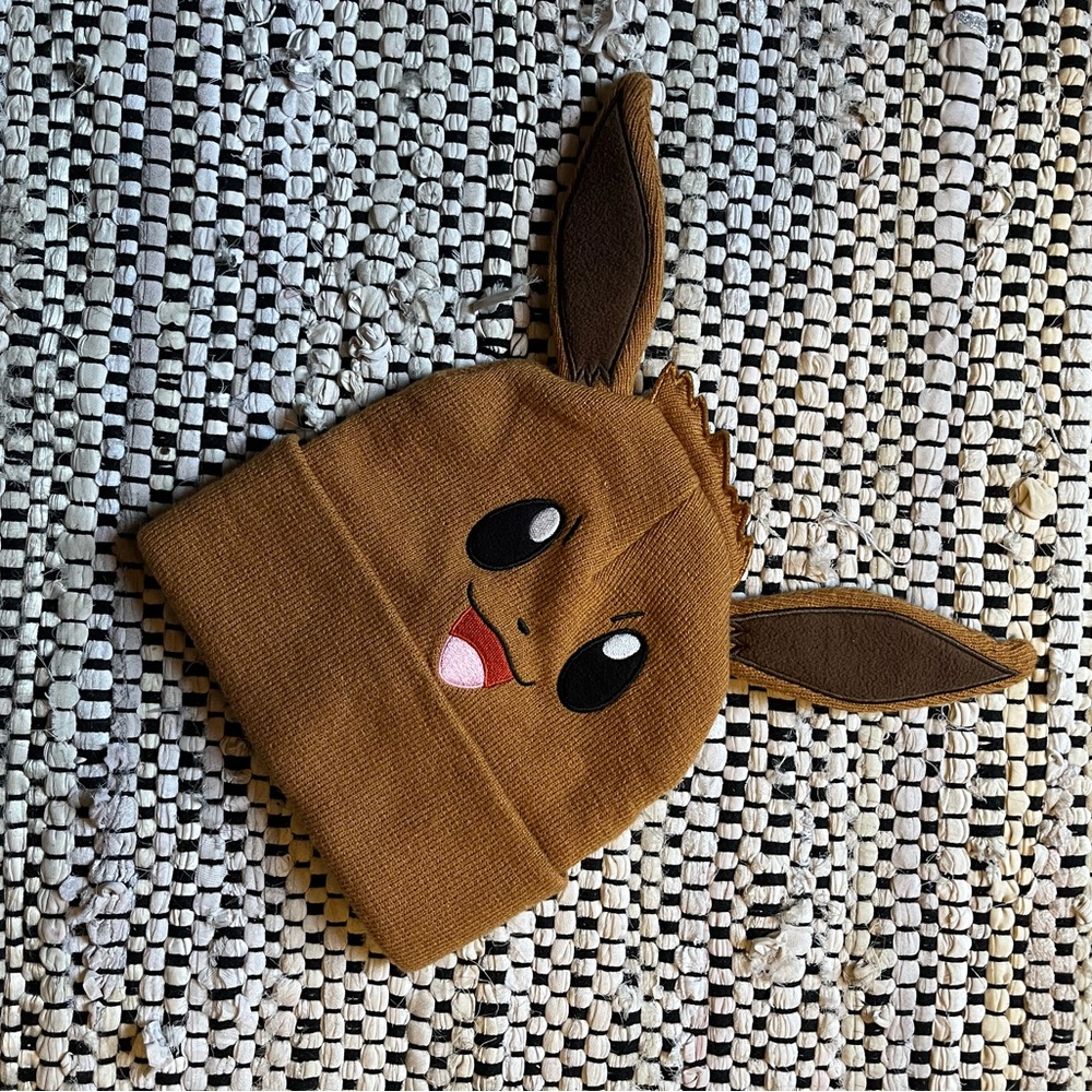 Pokemon Eevee Ears Beanie Winter Hat